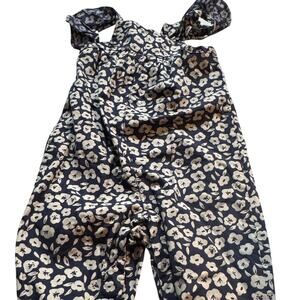 Hatley Navy and White Floral Baby Romper. NEW! 9-12m